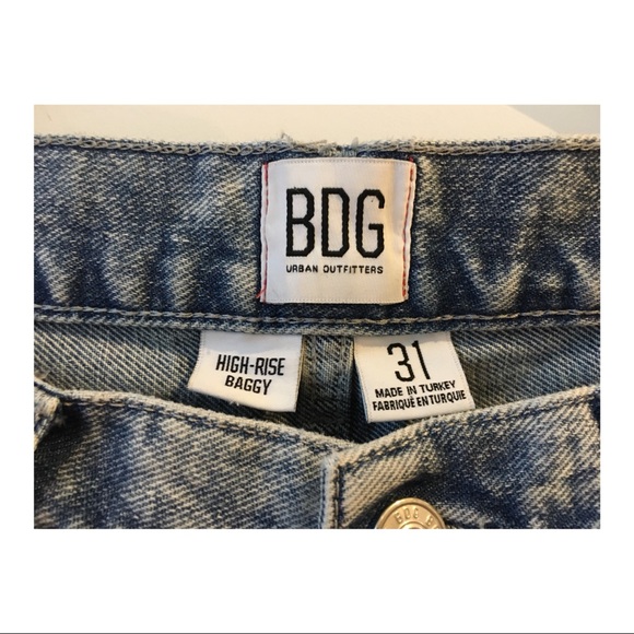 UO BDG acid wash, high rise baggy jeans - Picture 5 of 6